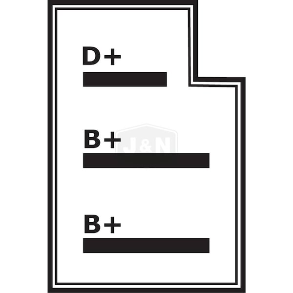 Aftermarket Fits Mahle Alternator MAH-MG415-JN - main